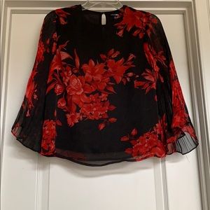 Fashion Nova bell sleeve blouse